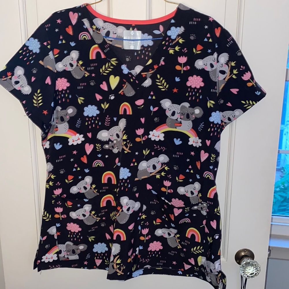 Very cute koala scrub top:)) light weight too!